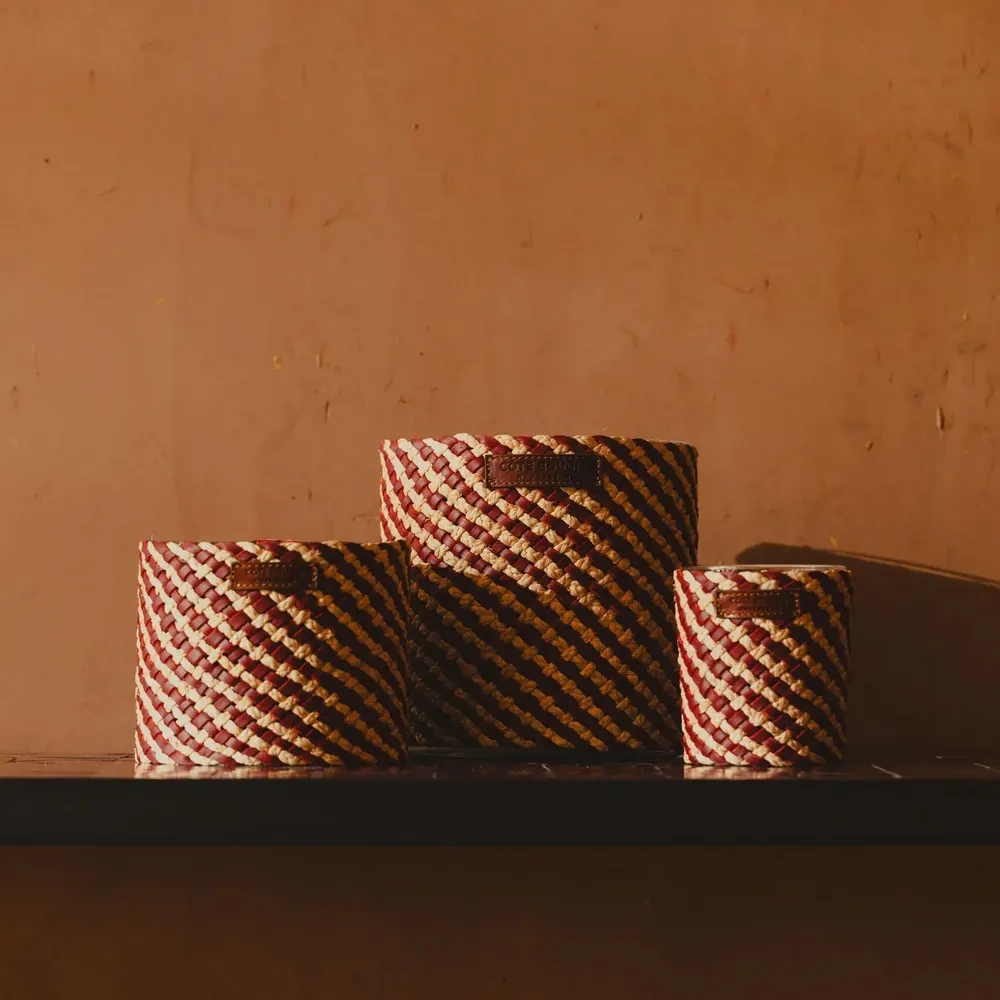 Decorative objects - Raffia Tanner Assia - CÔTÉ BOUGIE MARRAKECH