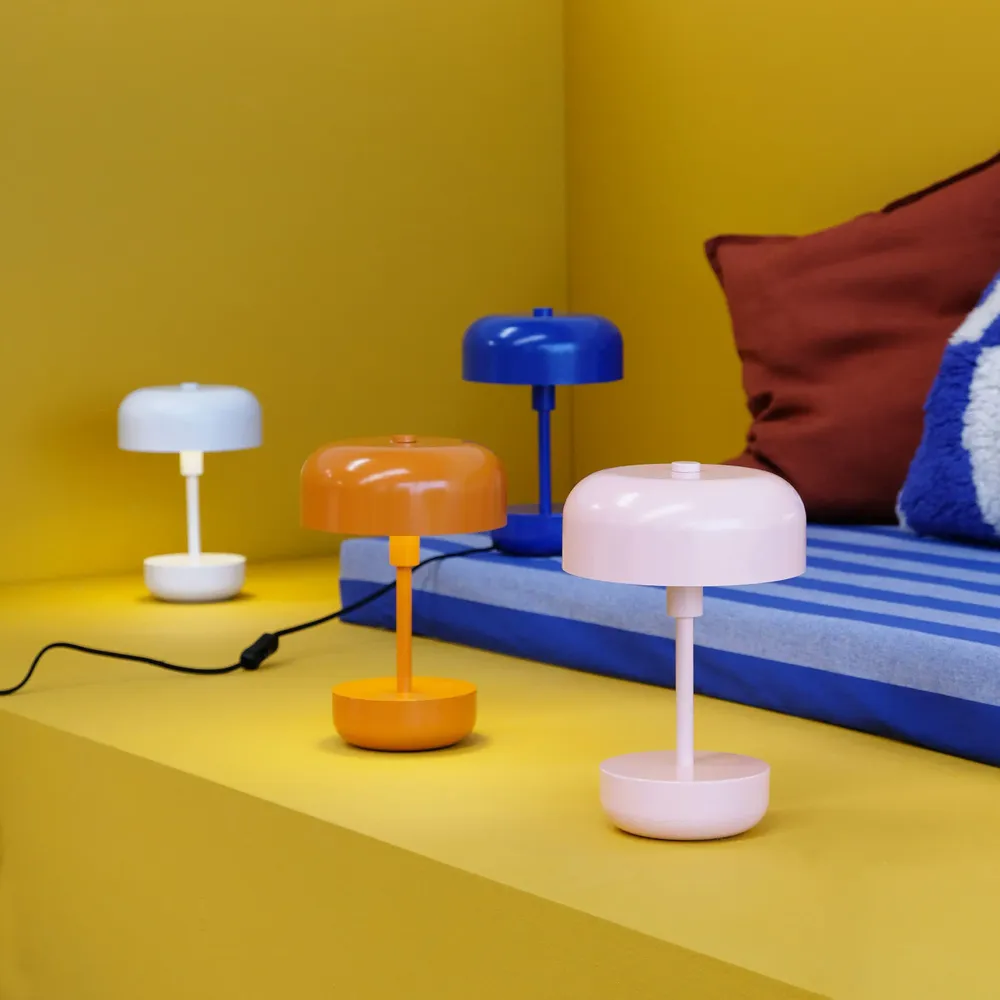 Table lamps - Haipot pink LED rechargeable table lamp - DYBERG LARSEN