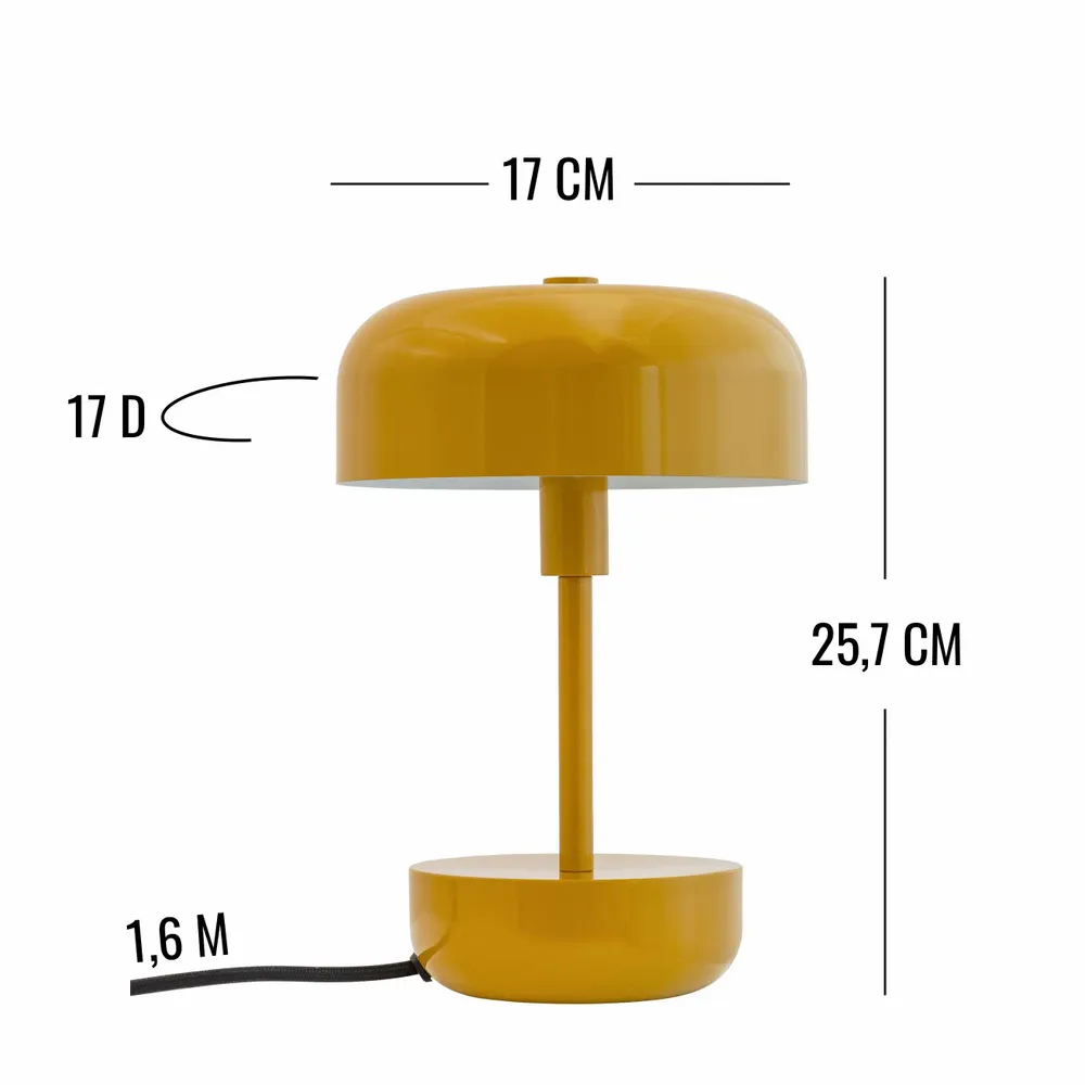 Table lamps - Haipot Curry yellow table lamp - DYBERG LARSEN