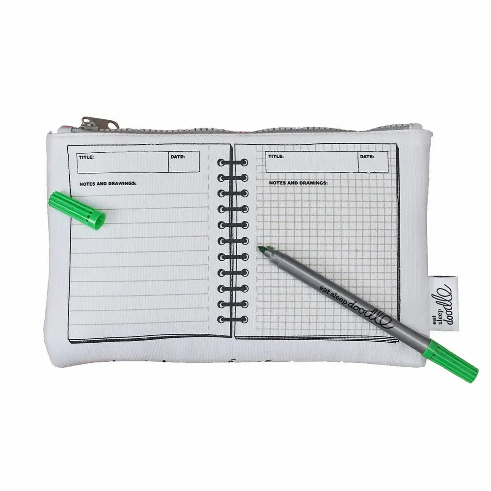 Children's desks - colour-in dinosaur pencil case - EATSLEEPDOODLE