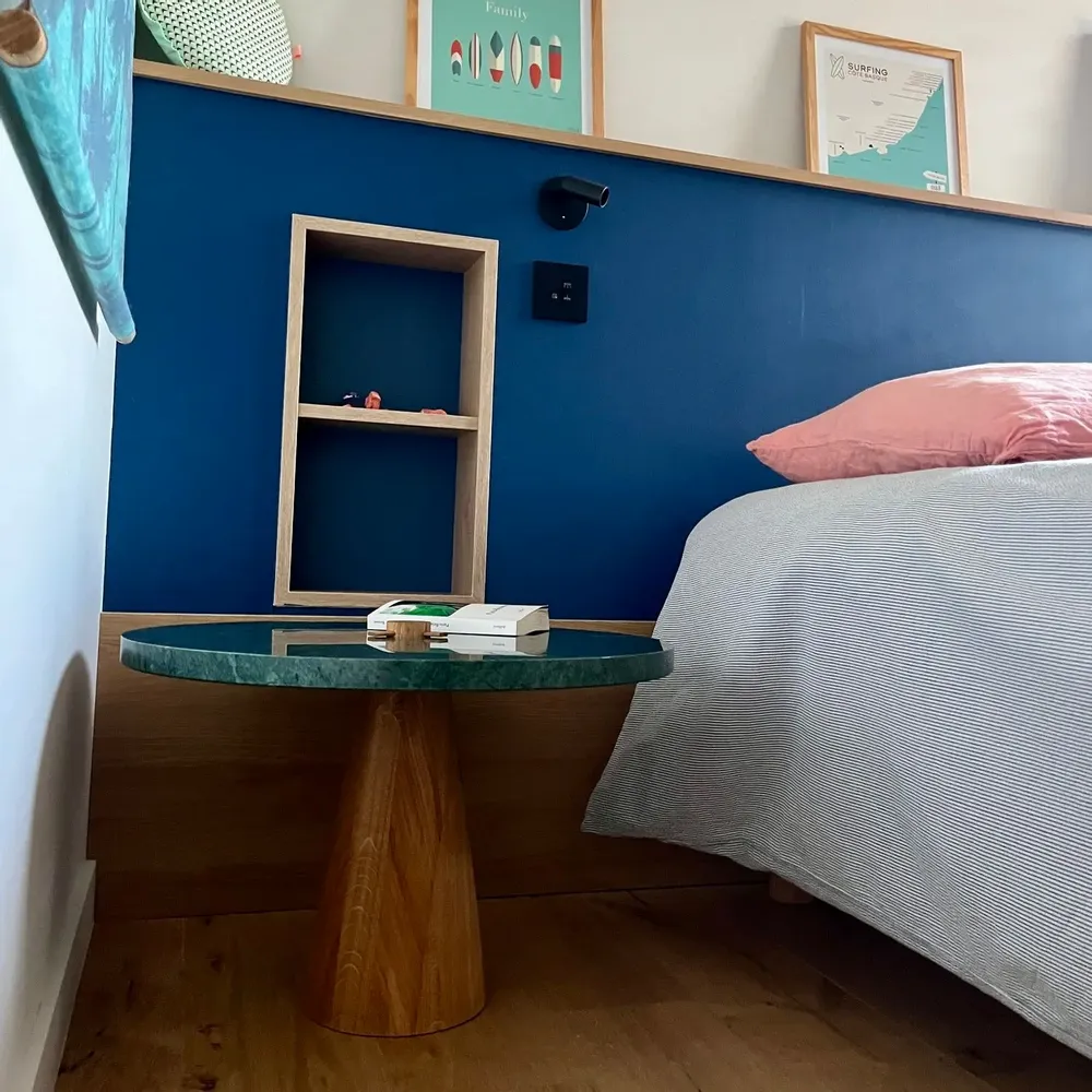 Tables basses - Table basse plateau en pierre naturelle - Ikone - Diamètre 60cm - C'EST BIEN FAIT