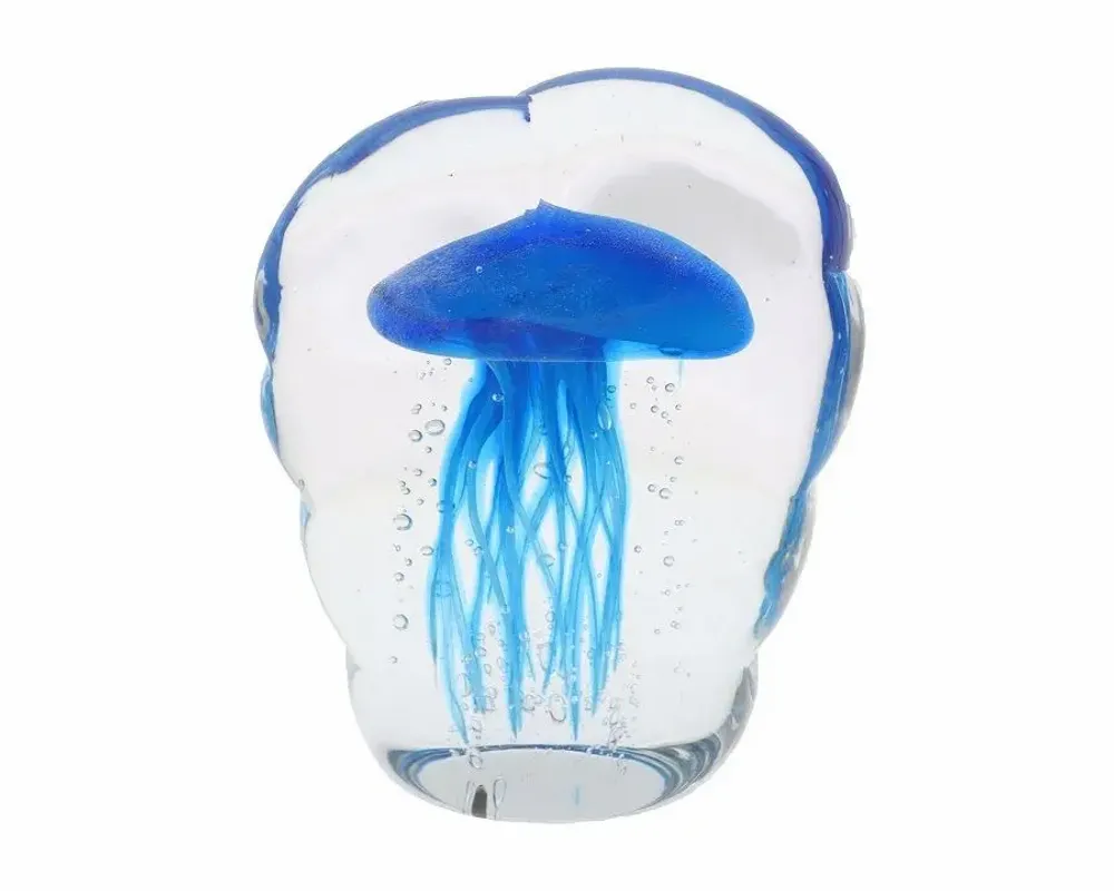 Decorative objects - S/2 SULPHURES/BLUE MEDUSA BLOCK 14x5.5x17h - FANCY