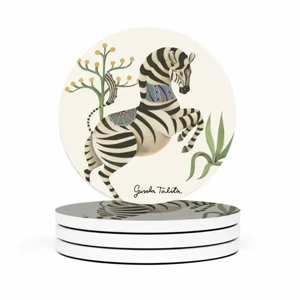 Table mat - Coffret de 4 dessous de verre en céramique X Gisela Talita - UNSTANDART