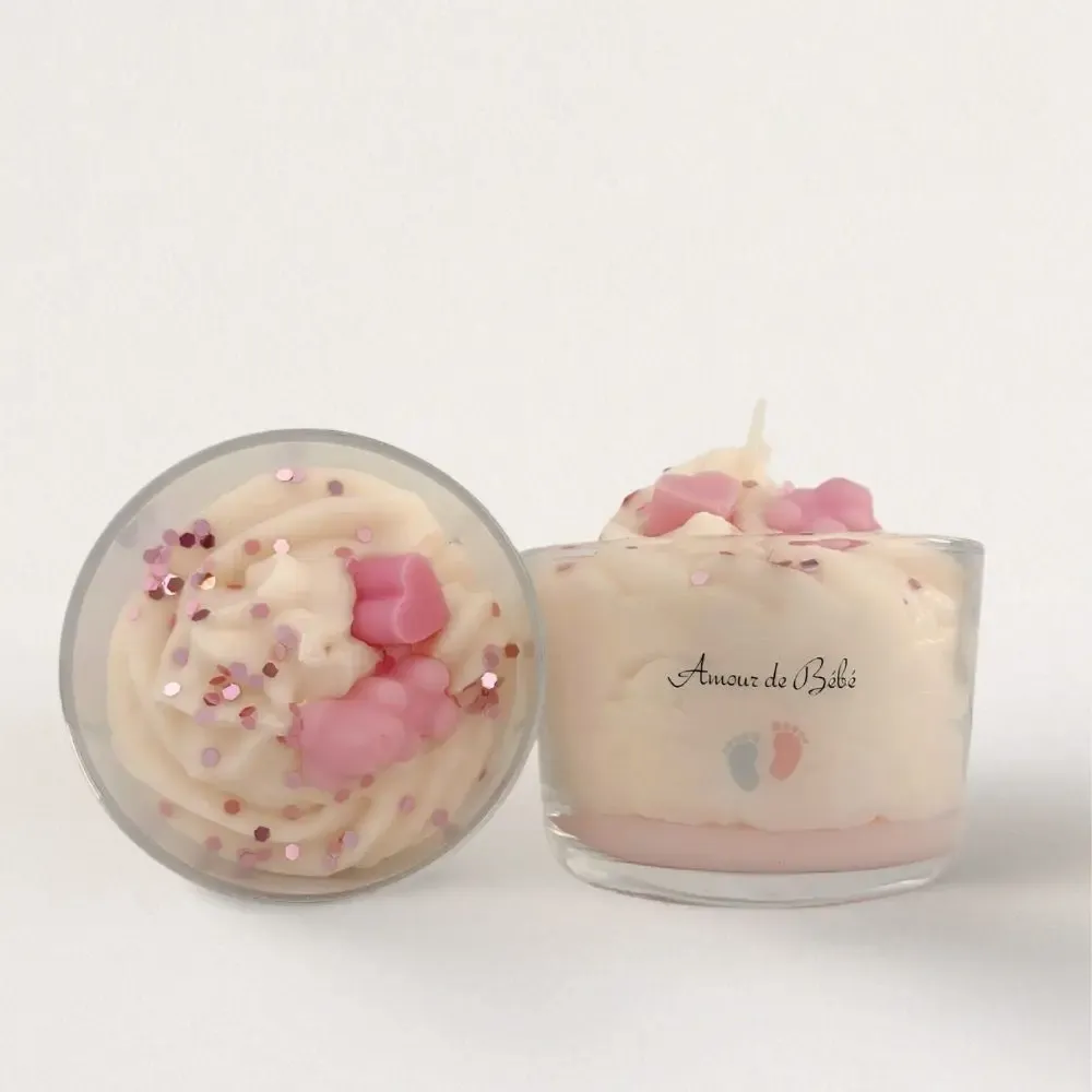Cadeaux - Bougie parfumée Amour de Bébé - 150ml - MURI CREATIONS
