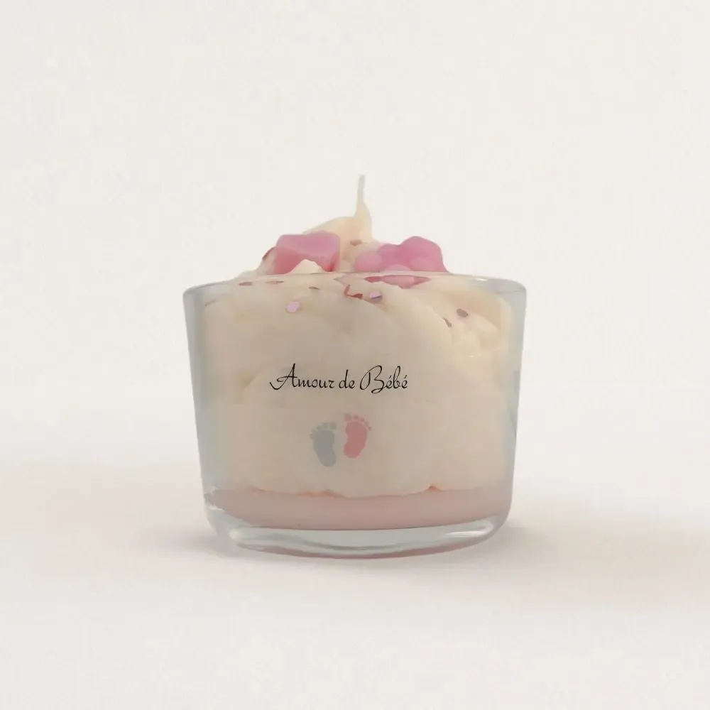Cadeaux - Bougie parfumée Amour de Bébé - 150ml - MURI CREATIONS