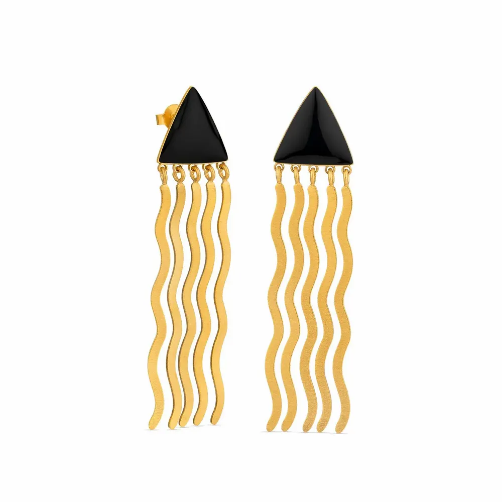 Bijoux - BOUCLES D'OREILLES DORÉES FORMES MIRÓ JEWELRY - JOIDART