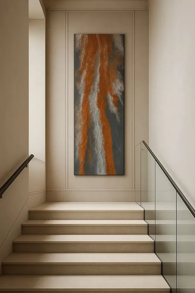Tableaux - "Le Sillage "peinture acrylique sur toile, recouverte de résine - TURIK&ART (KSENIIA TURIK)