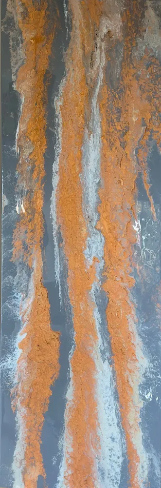 Tableaux - "Le Sillage "peinture acrylique sur toile, recouverte de résine - TURIK&ART (KSENIIA TURIK)