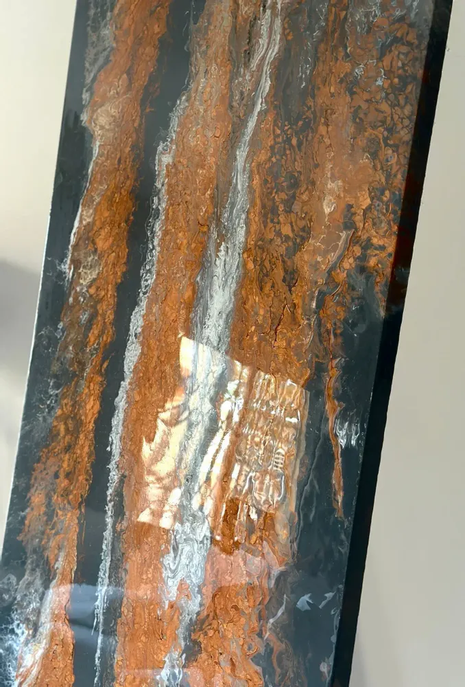 Tableaux - "Le Sillage "peinture acrylique sur toile, recouverte de résine - TURIK&ART (KSENIIA TURIK)