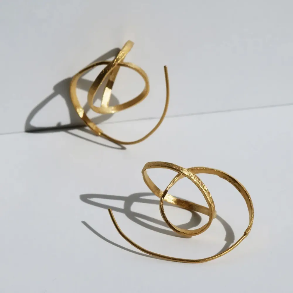 Bijoux - BOUCLES D'OREILLES DORÉES EMBOLIC MOYENNES - JOIDART