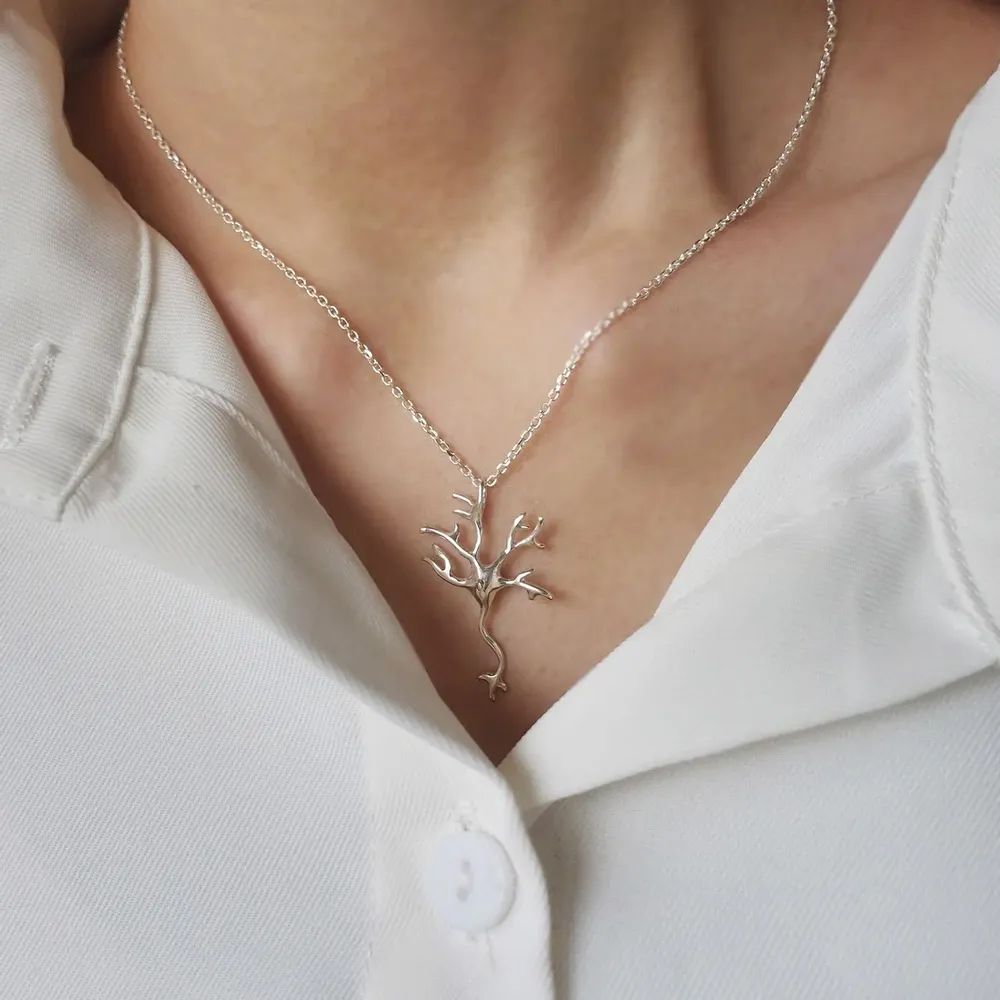 Bijoux - Bague Neurone en Argent - WILD TYPE