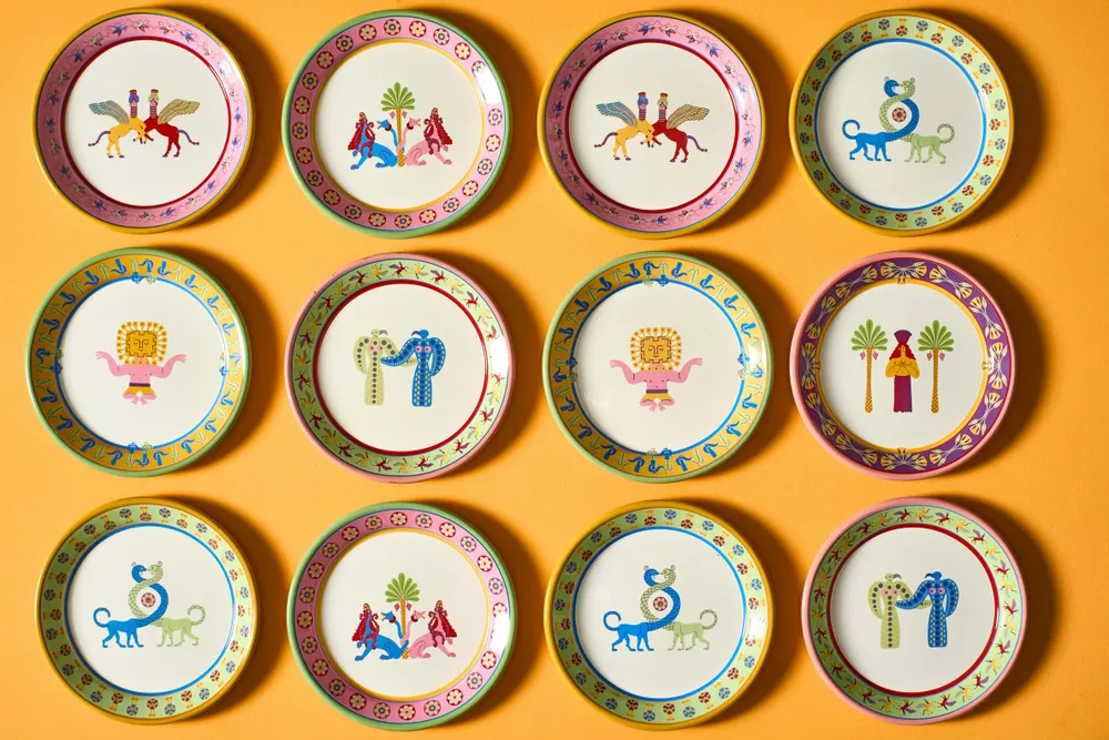Everyday plates - Cosmogenesis Ancestral Collection - KAPKA ENAMELWARE