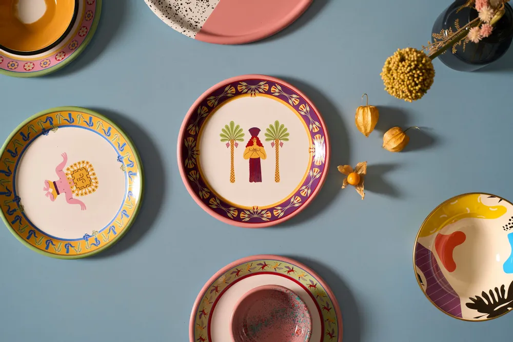 Everyday plates - Cosmogenesis Ancestral Collection - KAPKA ENAMELWARE
