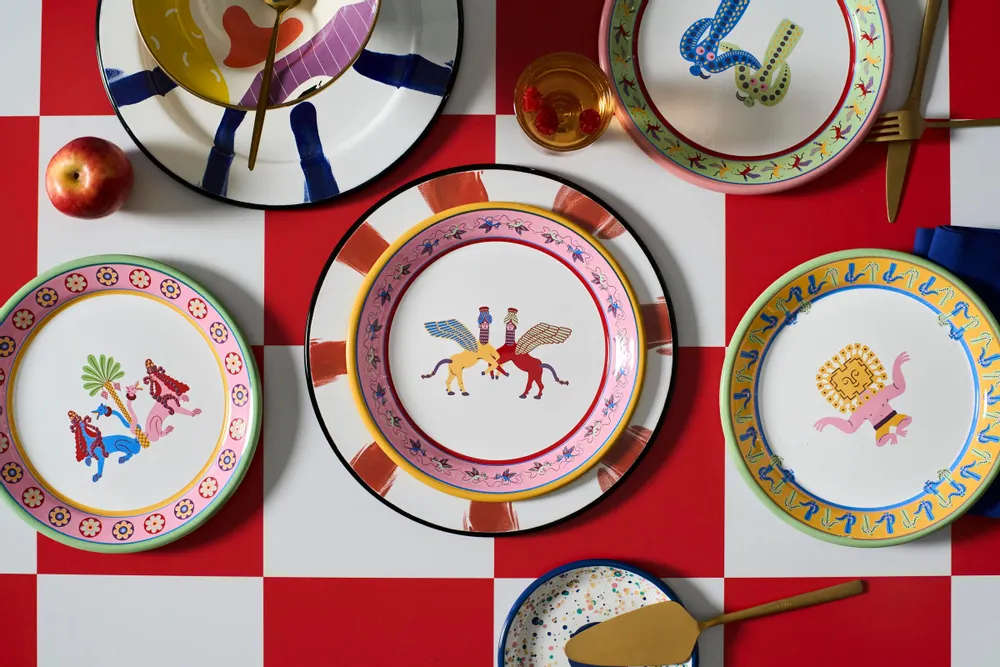 Everyday plates - Cosmogenesis Ancestral Collection - KAPKA ENAMELWARE