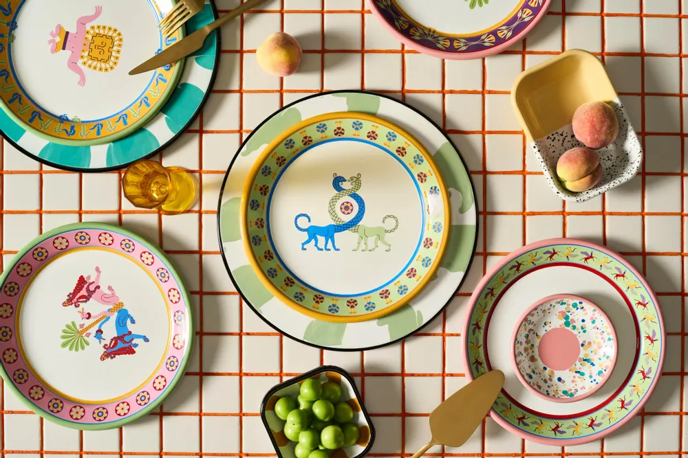 Everyday plates - Cosmogenesis Ancestral Collection - KAPKA ENAMELWARE