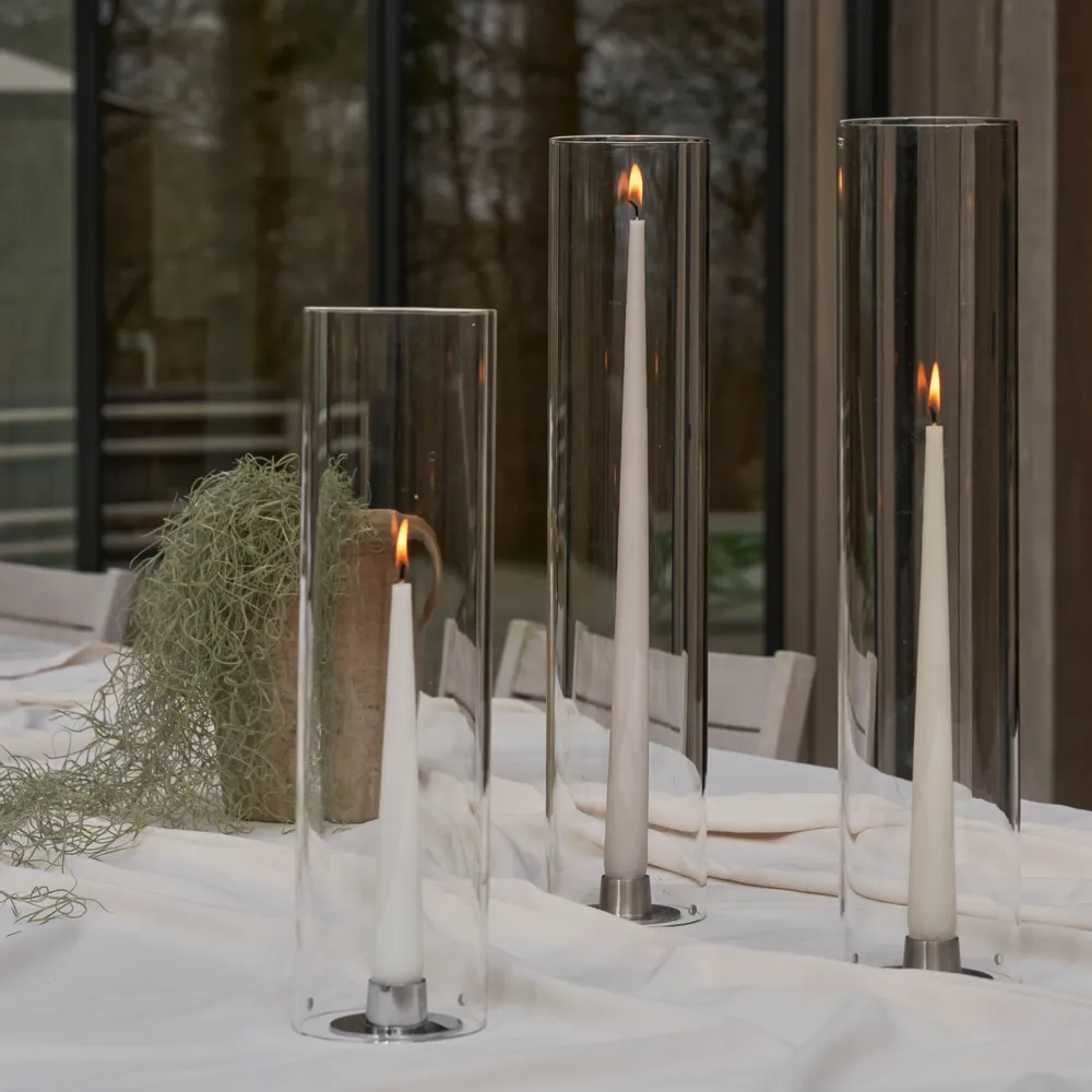 Objets design - Hurricane en verre cylindrique - ESTER & ERIK