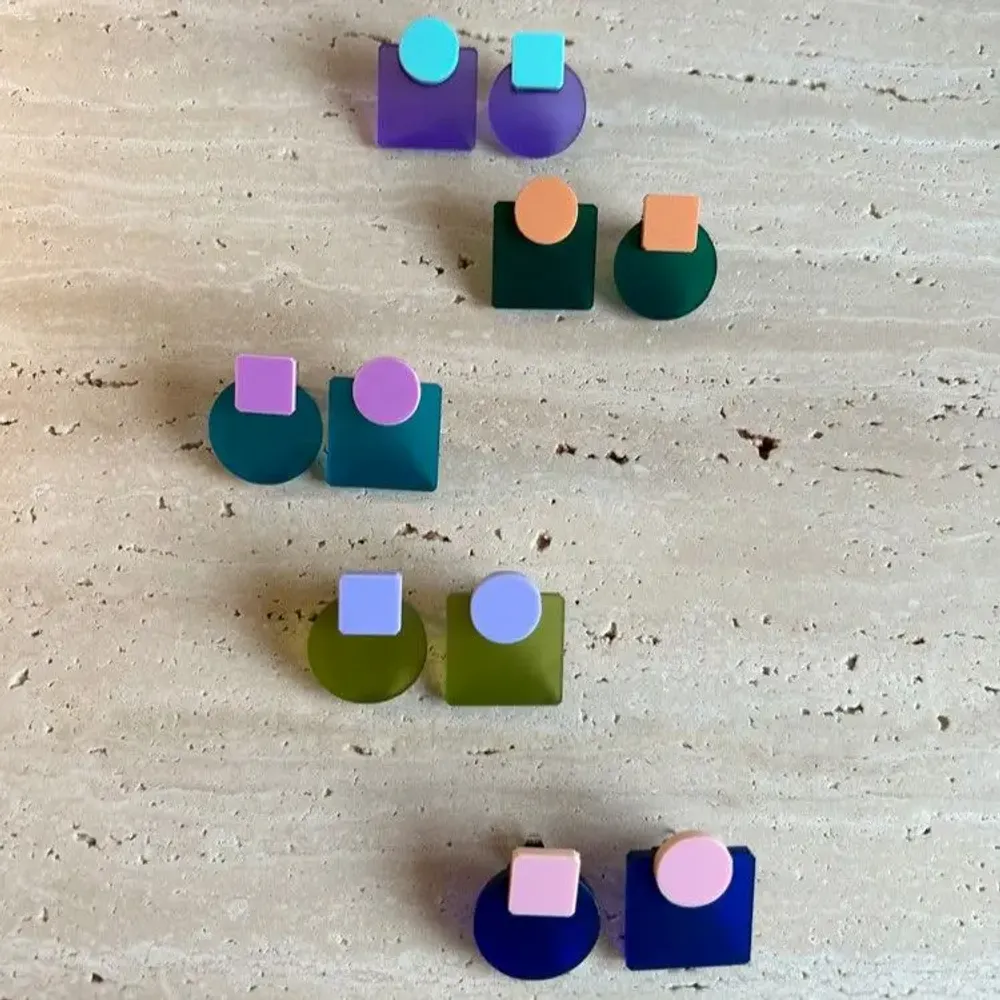 Jewelry - Glare Mini Earrings – Available in +15 sophisticated palettes - PAMELA COROMOTO