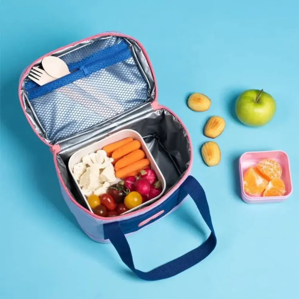 Repas pour enfant - SAC REPAS ISOTHERME ECO RESPONSABLE – LILAS - SUPERPETIT