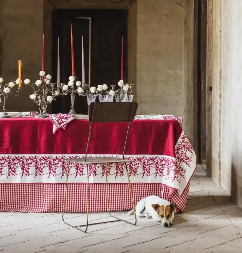 Linge d'office - Nappe en lin Venaria - BORGO DELLE TOVAGLIE