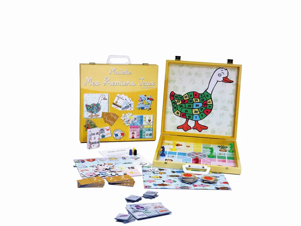 Jeux enfants - Mallette mes premiers jeux - FERRIOT CRIC