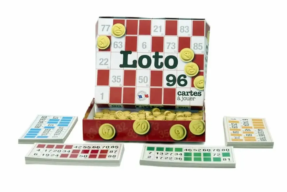 Jeux enfants - Coffret Loto 96 cartes - FERRIOT CRIC