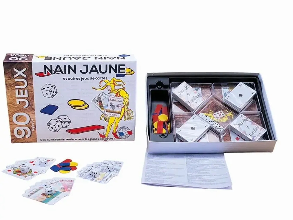 Jeux enfants - Coffret Nain jaune et Jeux de cartes - FERRIOT CRIC