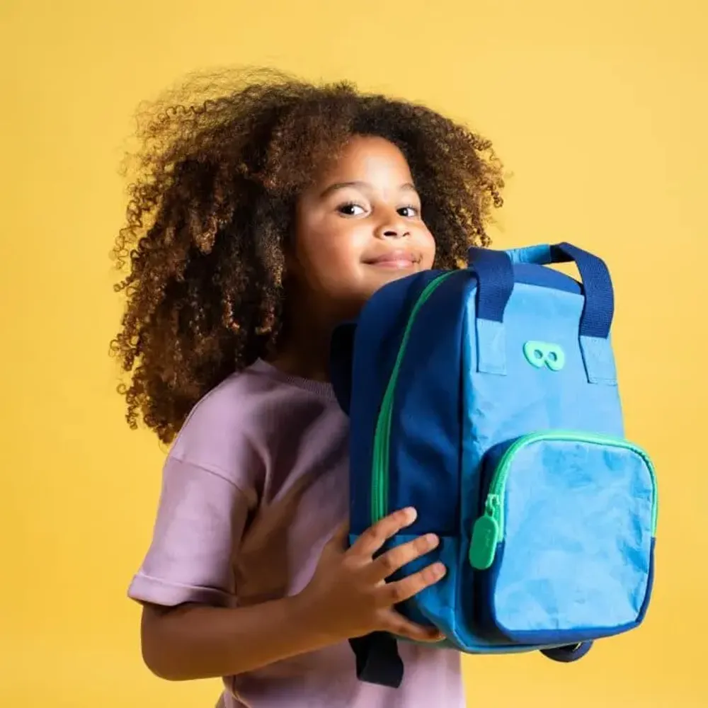 Sacs et cartables - SAC À DOS ENFANT ECO-RESPONSABLE – BLEU MARINE - SUPERPETIT