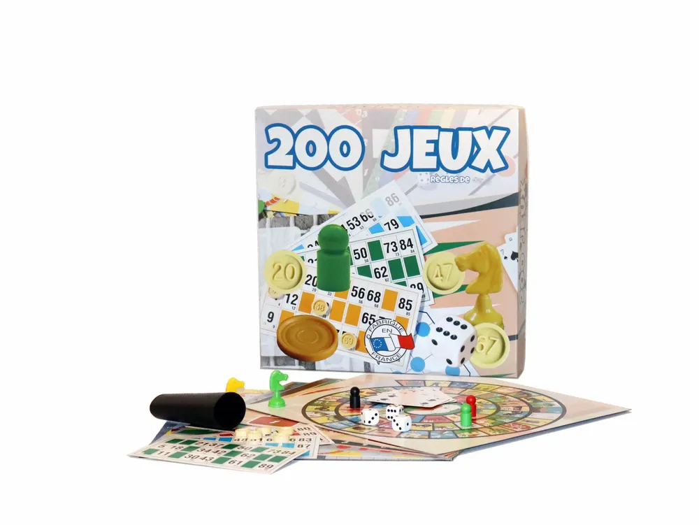 Jeux enfants - Coffret jeux traditionnels avec 200 règles - FERRIOT CRIC