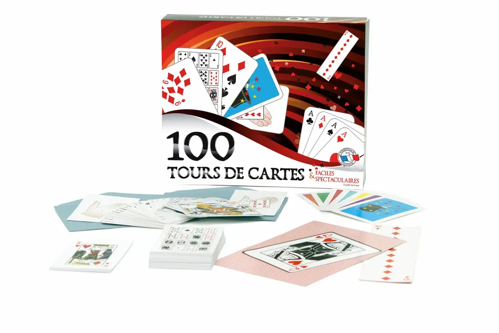 Jeux enfants - COFFRET 100 TOURS DE CARTES - FERRIOT CRIC