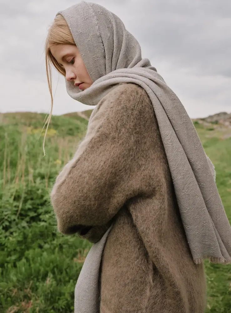 Homewear textile - Couverture 100 % laine mérinos , tissée en Finlande - LAPUAN KANKURIT OY FINLAND