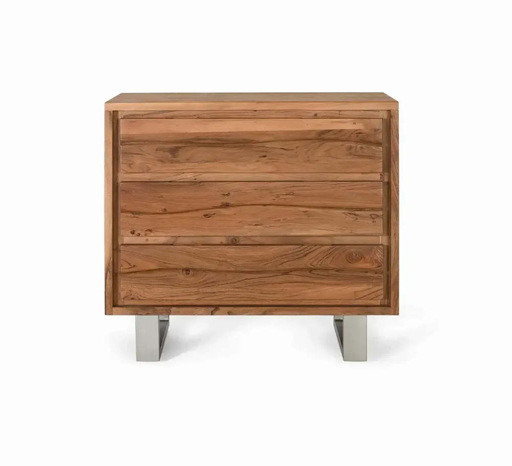 Commodes - Commode en bois d'acacia et métal - GINER Y COLOMER