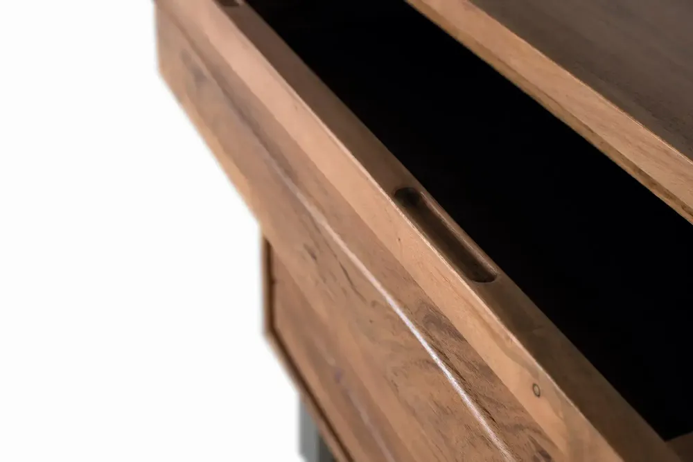 Commodes - Commode en bois d'acacia et métal - GINER Y COLOMER