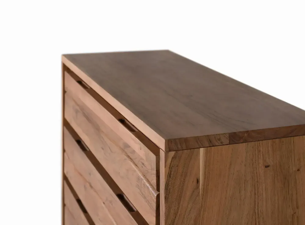 Commodes - Commode en bois d'acacia et métal - GINER Y COLOMER