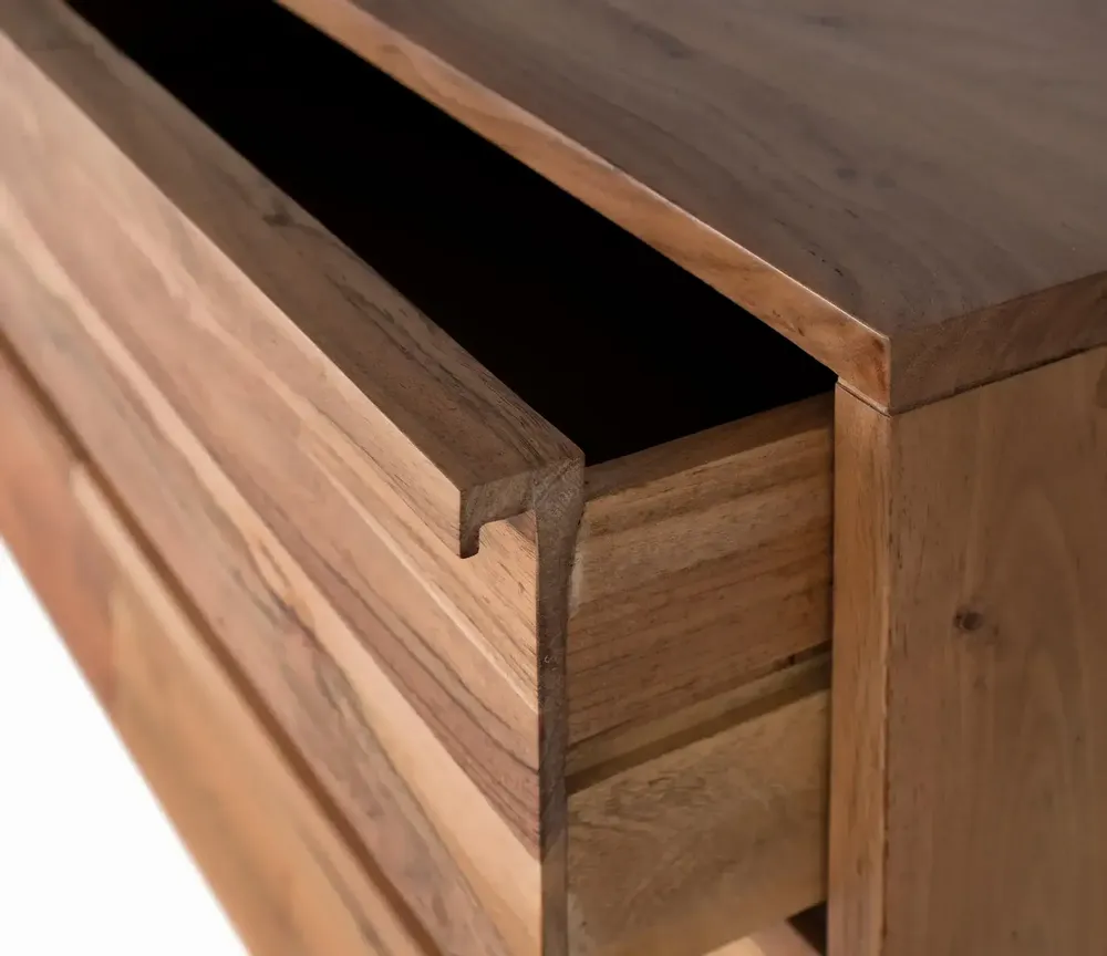 Buffets - Buffet en bois d'acacia teinte naturelle - GINER Y COLOMER