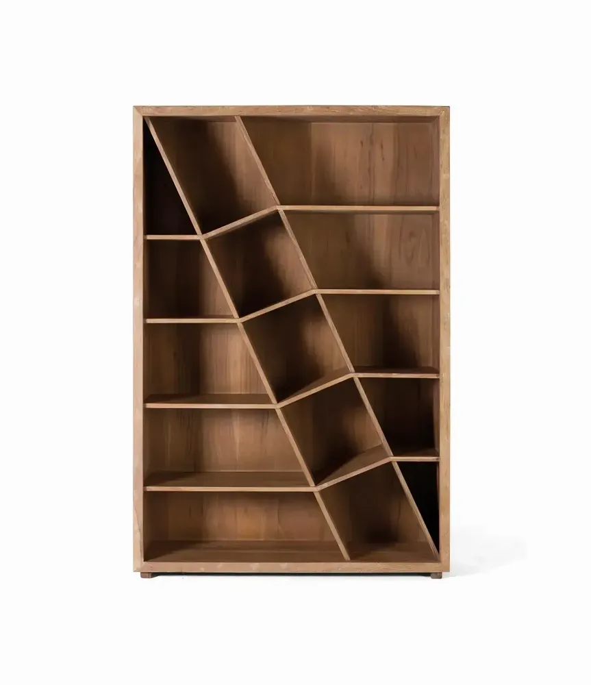 Bibliothèques - Bibliothèque en bois manguier et noir - GINER Y COLOMER