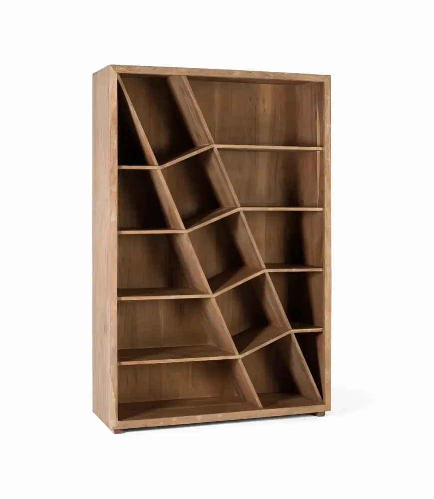 Bibliothèques - Bibliothèque en bois manguier et noir - GINER Y COLOMER