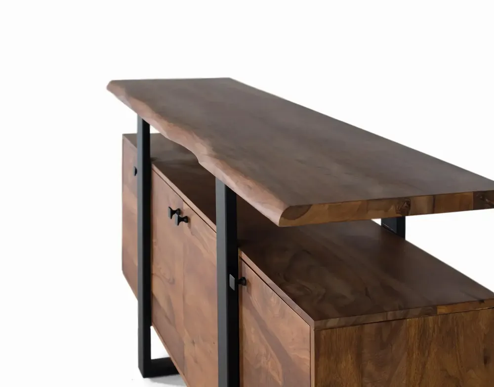 Buffets - Buffet à 4 portes en palissandre et pieds en métal - GINER Y COLOMER