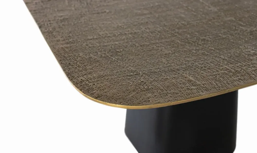Tables basses - Table basse avec base en fer et plateau en aluminium - GINER Y COLOMER