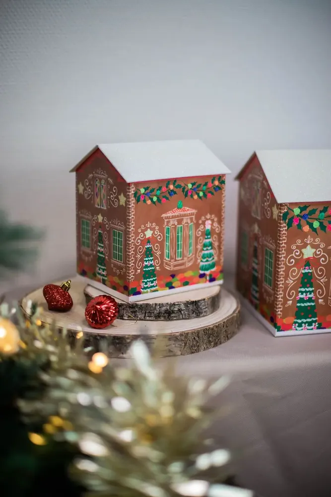 Stationery - Nested storage boxes, decorated - ESPRIT BRITISH BY MAISON ROYAL GARDEN