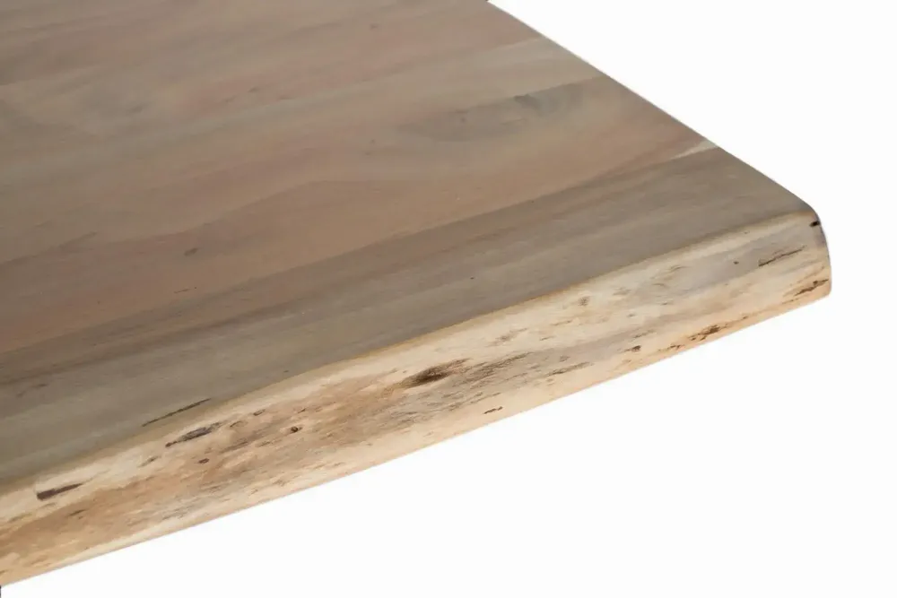 Dining Tables - Acacia wood and metal dining table - GINER Y COLOMER