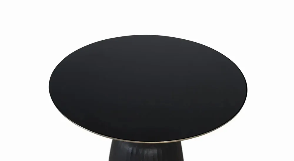 Tables basses - Table basse plateau verre trempé structure aluminium - GINER Y COLOMER