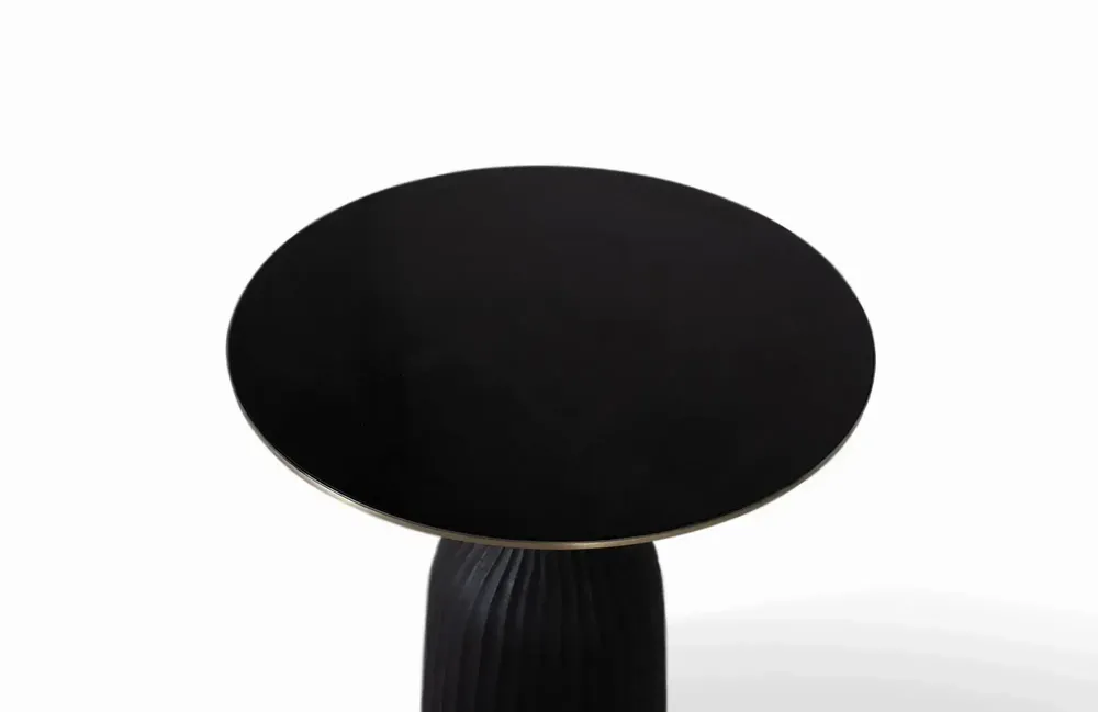 Tables basses - Table basse plateau verre trempé structure métal style moderne - GINER Y COLOMER
