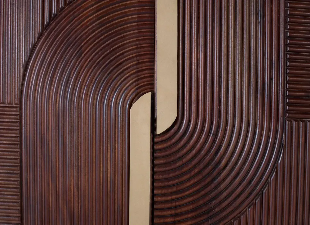 Chaises - Meuble bar en bois manguier et métal - GINER Y COLOMER