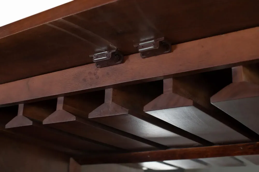 Chaises - Meuble bar en bois manguier et métal - GINER Y COLOMER