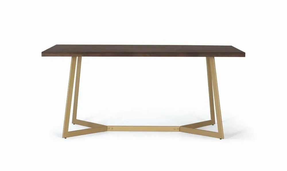 Tables Salle à Manger - Table à manger bois de manguier et base métal 200cm - GINER Y COLOMER