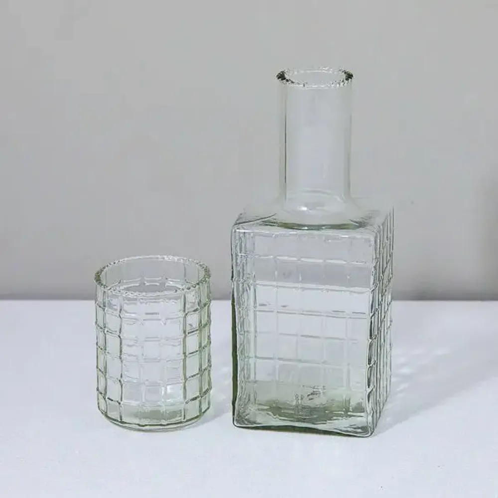 Carafes - Ruffle Glass Carafes - BE HOME