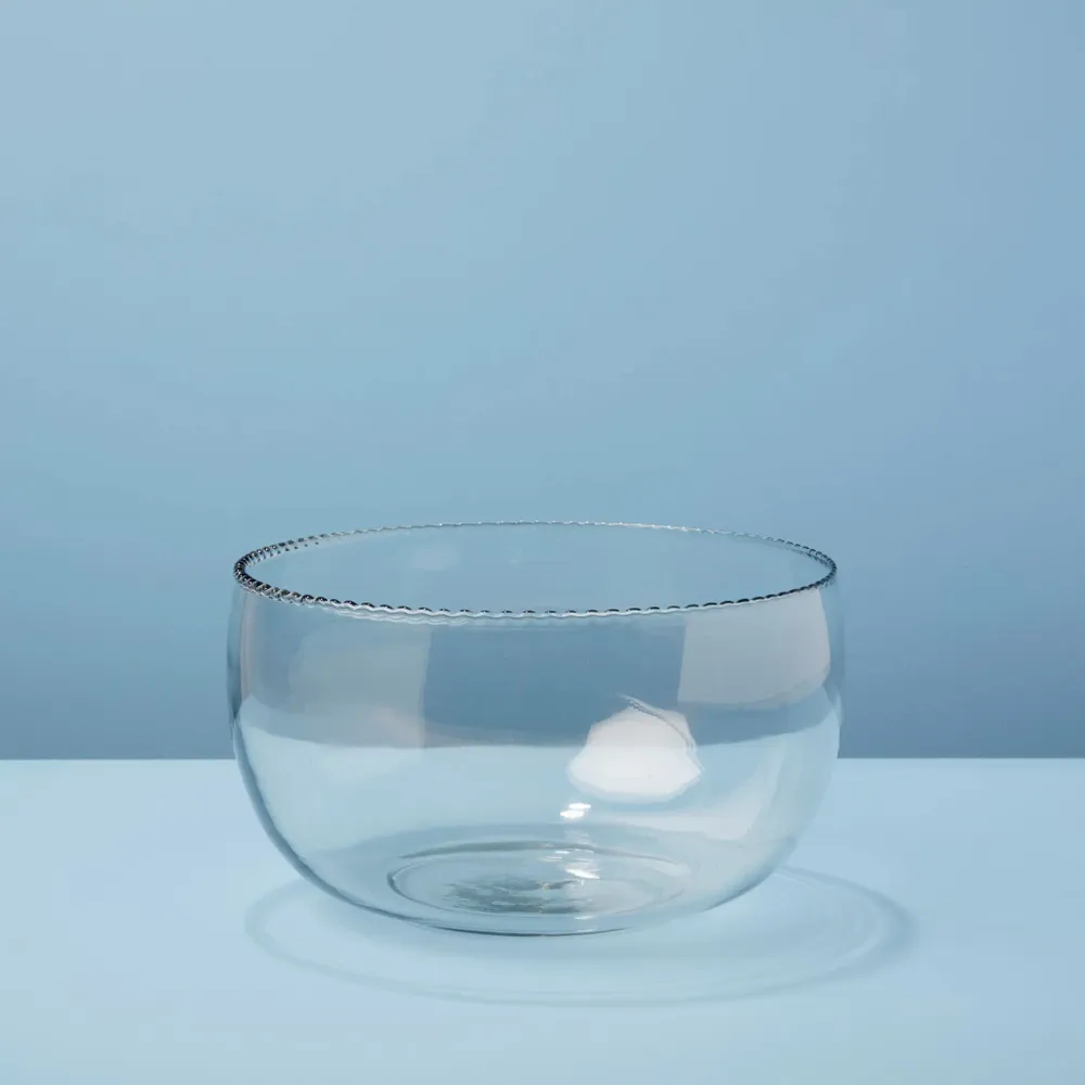 Platter and bowls - Ruffle Glass Bowls - BE HOME