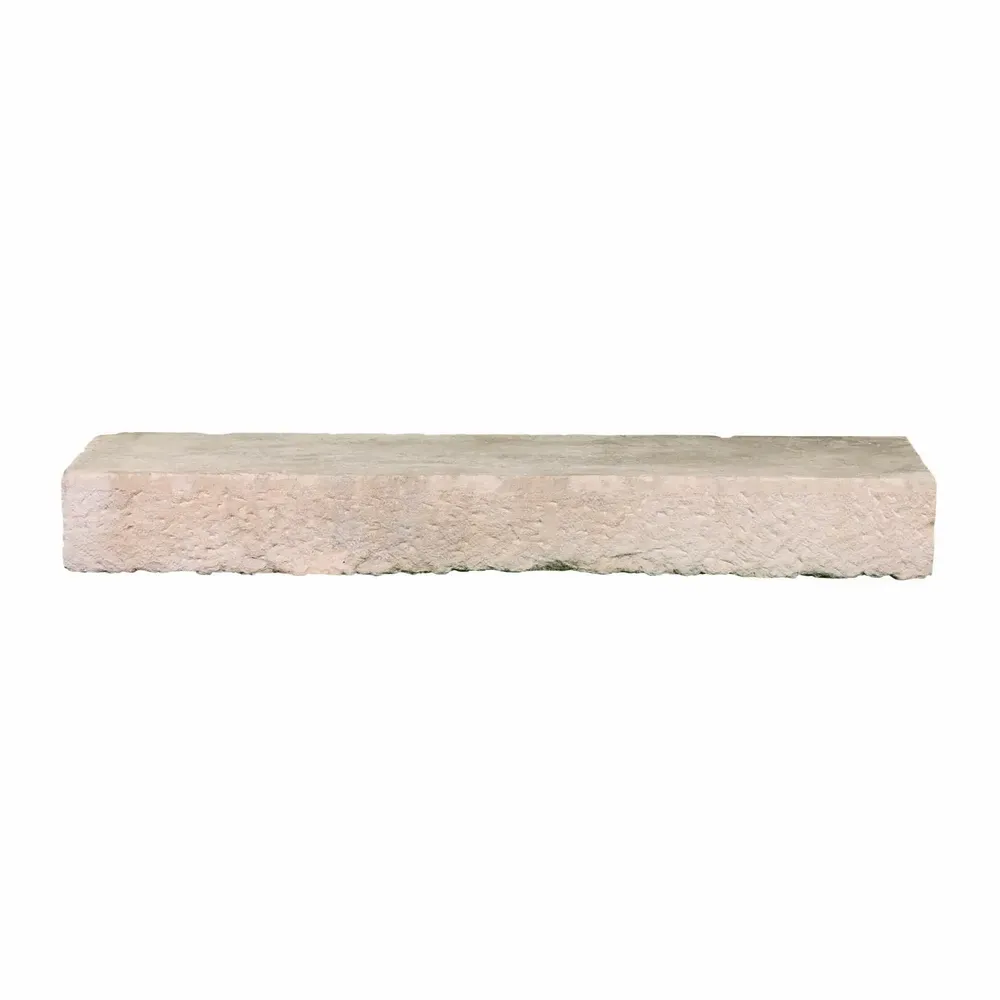 Cheminées - Dalle en pierre calcaire blanc cassé – Sobriété minérale Wabi-Sabi - MAISON LEON VAN DEN BOGAERT ANTIQUE FIREPLACES AND RECLAIMED DECORATIVE ELEMENTS