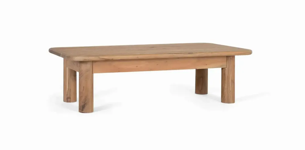 Tables basses - Table basse rectangulaire en bois d'acacia massif - GINER Y COLOMER