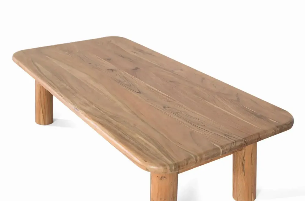 Tables basses - Table basse rectangulaire en bois d'acacia massif - GINER Y COLOMER